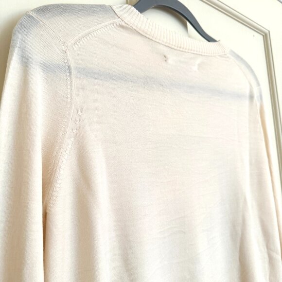 Zadig Voltaire Miss Camo Skull Ivory Merino Wool Sweater Size Large NWOT - Picture 12 of 16